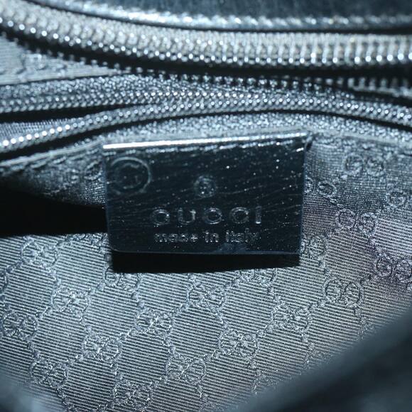 GUCCI Shoulder Bag Canvas Black - Picture 15 of 16